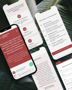 criação de website landing page web design