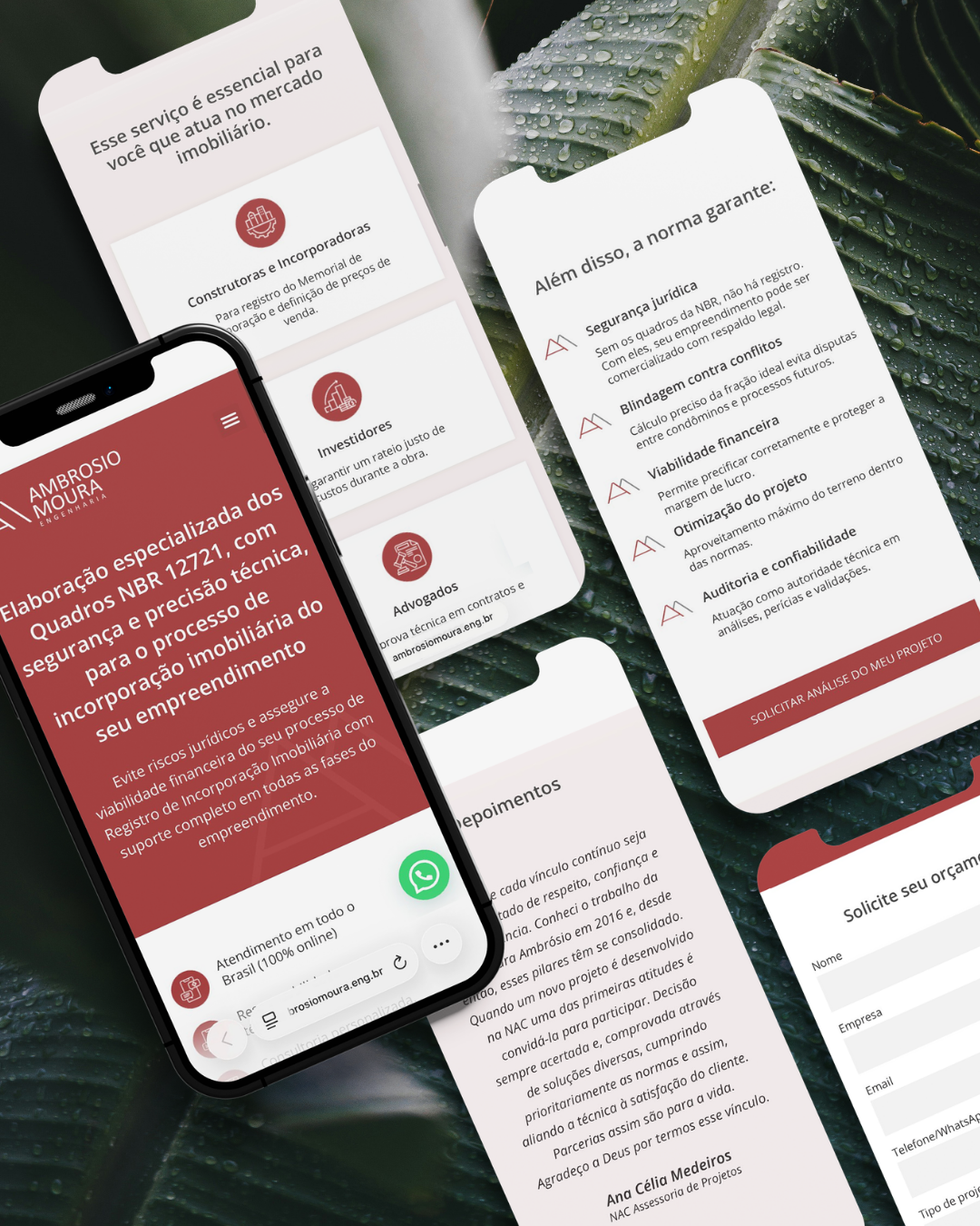 criação de website landing page web design
