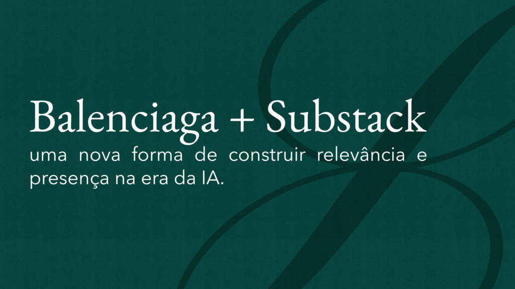 balenciaga substack e IA